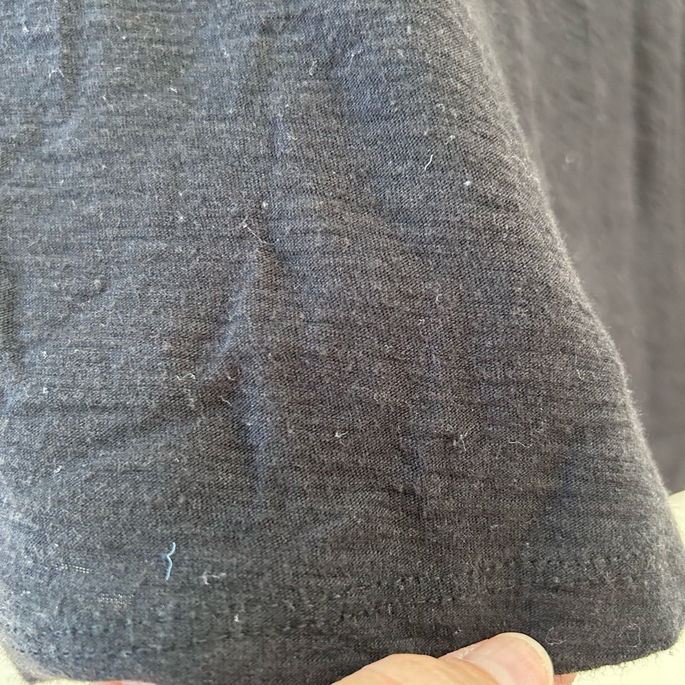 Standard James Perse Deep Scoop Neck Black Short Sleeve Tee. Quiet Luxury. Small - Picture 5 of 15